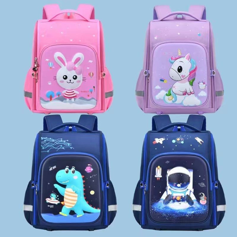 [MONA] Tas Ransel Anak Sekolah Motif Karakter Timbul 6D Lucu dan Cakep Kualitas Import Premium -M0213