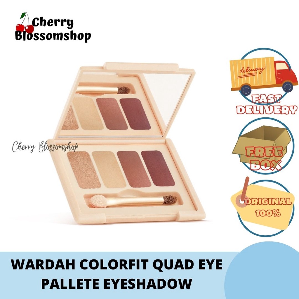 WARDAH COLORFIT QUAD EYE PALLETE EYESHADOW