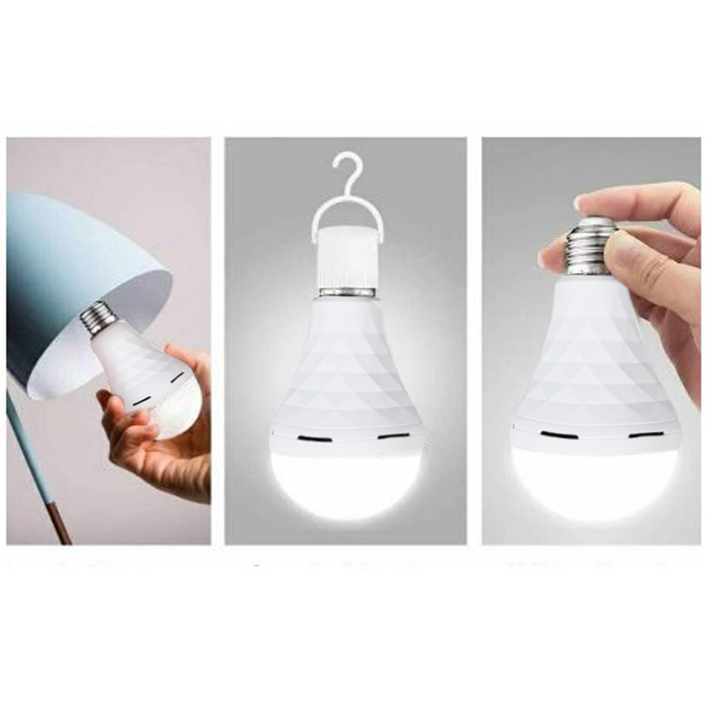 Lampu Led Emergency / Bohlam Emergency Led AC/DC Lampu Darurat