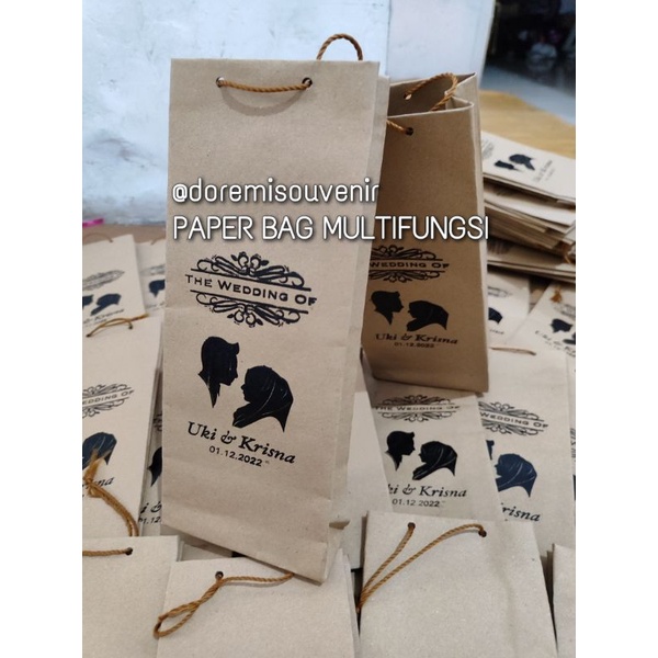 

PAPERBAG centong botol payung Tas Berkat Murah Diskon Pernikahan Siraman Kado Kelahiran