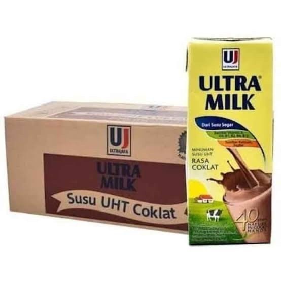 

SUSU ULTRA UHT 200ML 1 DUS ISI 24pcs RASA COKLAT - FULL CREAM - STROBERI