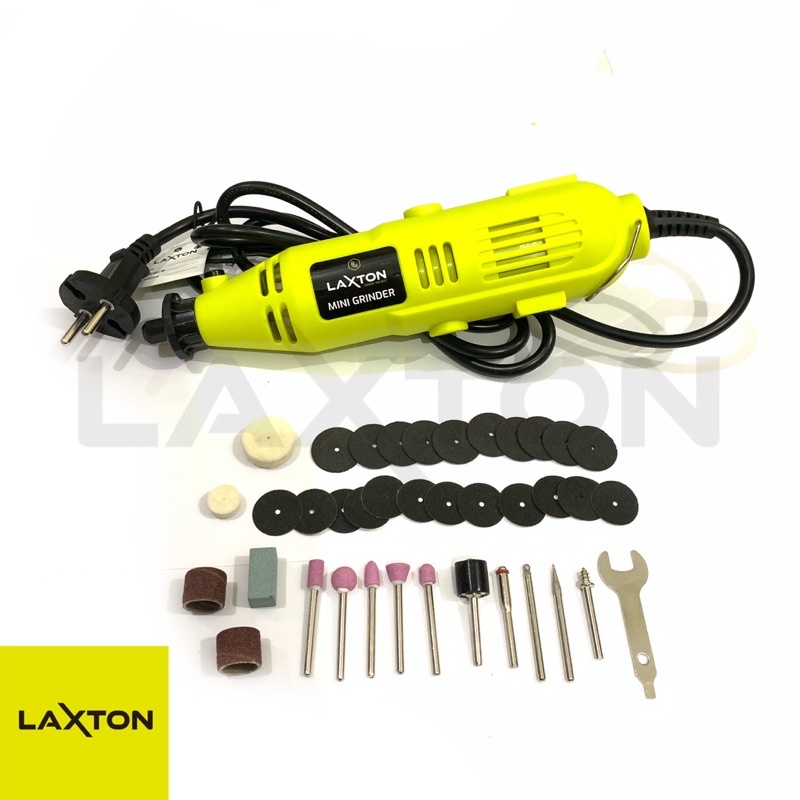 LAXTON mini grinder gerinda mini BLISTER set LX350BT MURAH LARIS variable speed