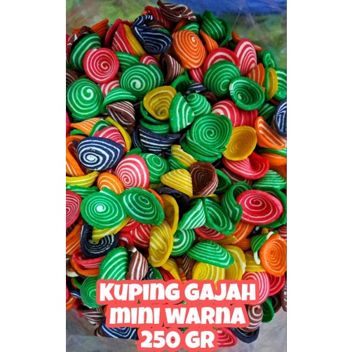 

Kuping Gajah Warna 250 gr