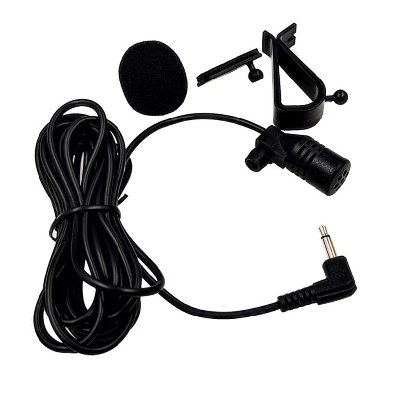 Zzz Mic Rakitan Mikrofon 3.5mm Untuk Unit Kepala Kendaraan Mobil Stereo/Mono Radio GPS