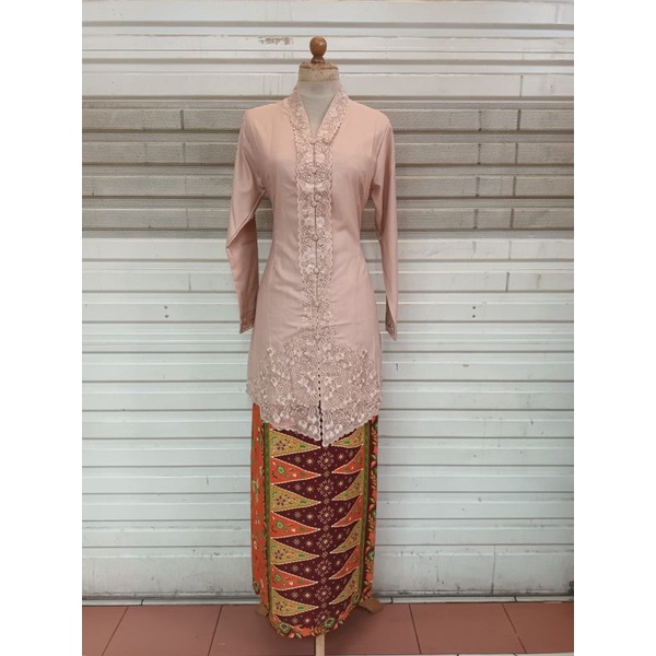 READY KEBAYA ENCIM TUNIK/KEBAYA BORDIR LENGAN PANJANG/ROK TUMPAL