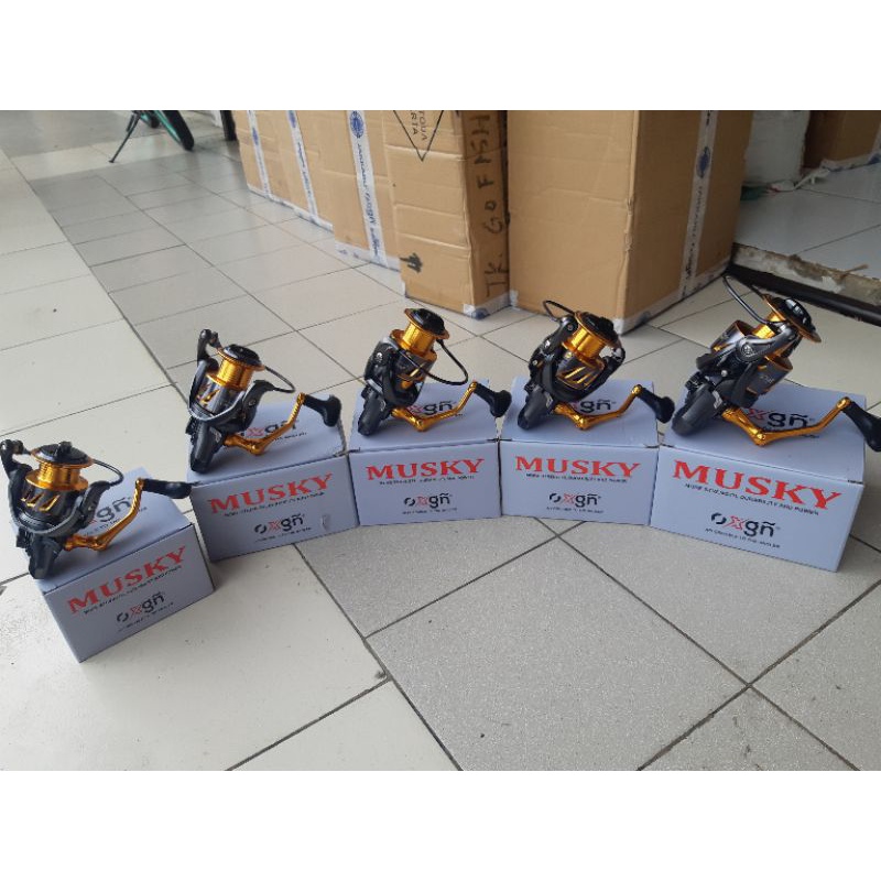 reel oxgn Musky power handle salt water