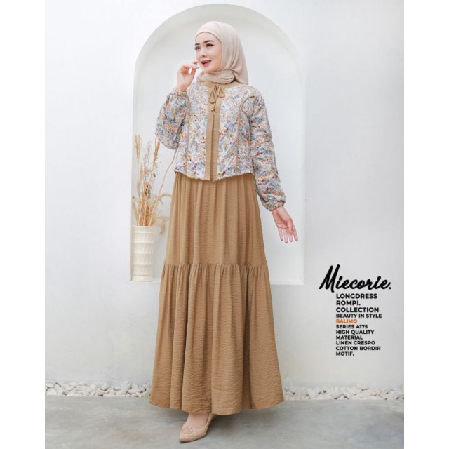 Gamis Wanita 2in1 Miecorie Dress by Balimo