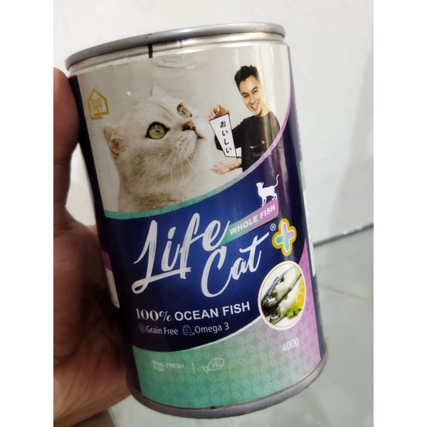 Life Cat Plus Whole Fish Ocean Fish Kaleng Kitten Adult 400 gr Makanan Kucing Basah