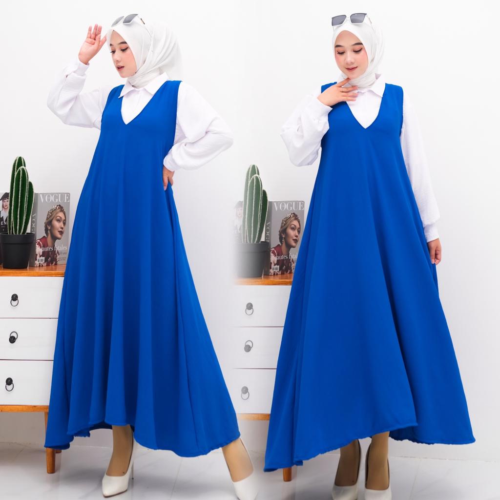 VIORA MIDI 2IN1 WANITA TERBARU ARRAZAQU COLLECTION