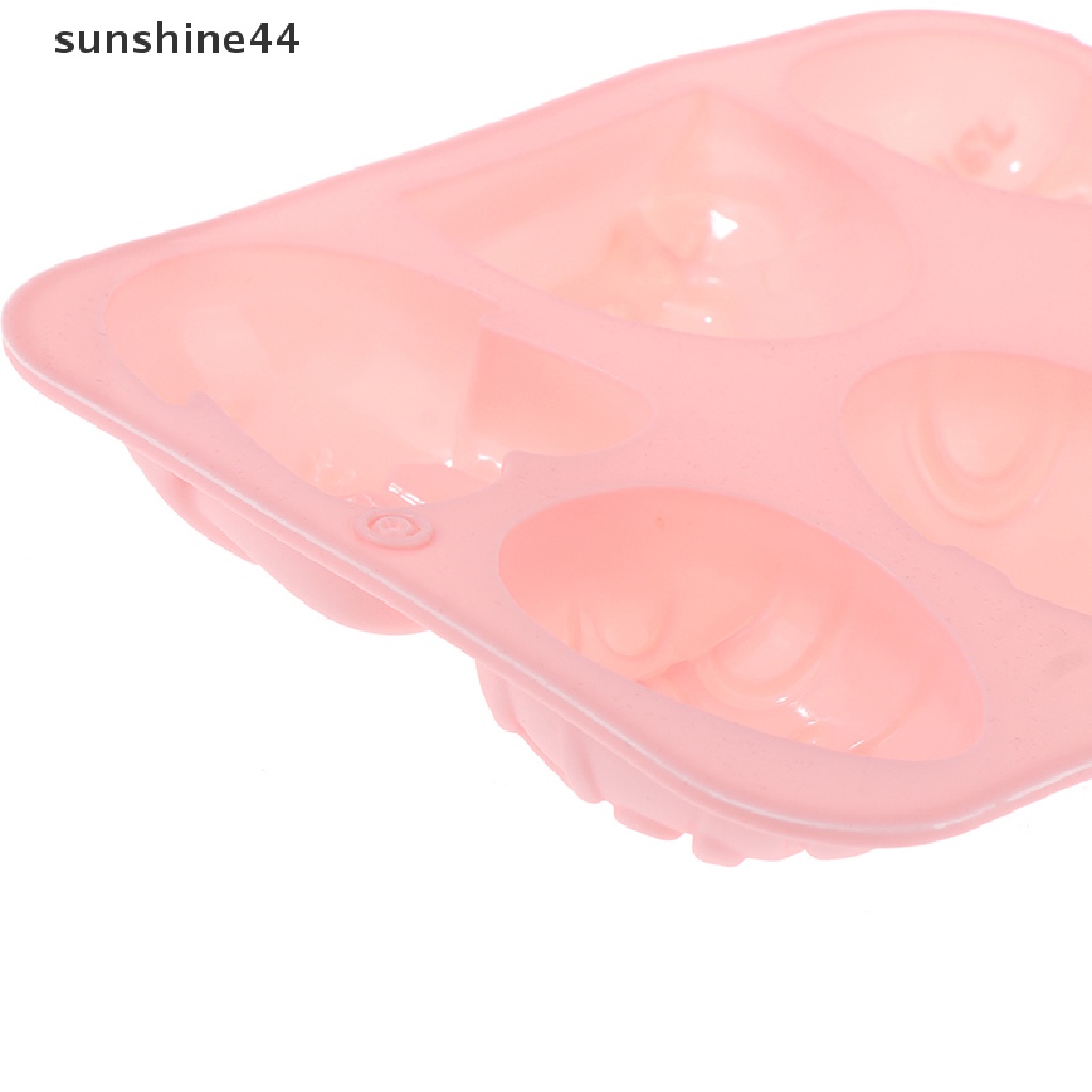 Sunshine Happy Easter Cetakan Bunny Easter Telur Silicone Mold Coklat Jelly Puding Kue Dekorasi Cetakan Rumah Tangga Dapur Pesta Paskah.