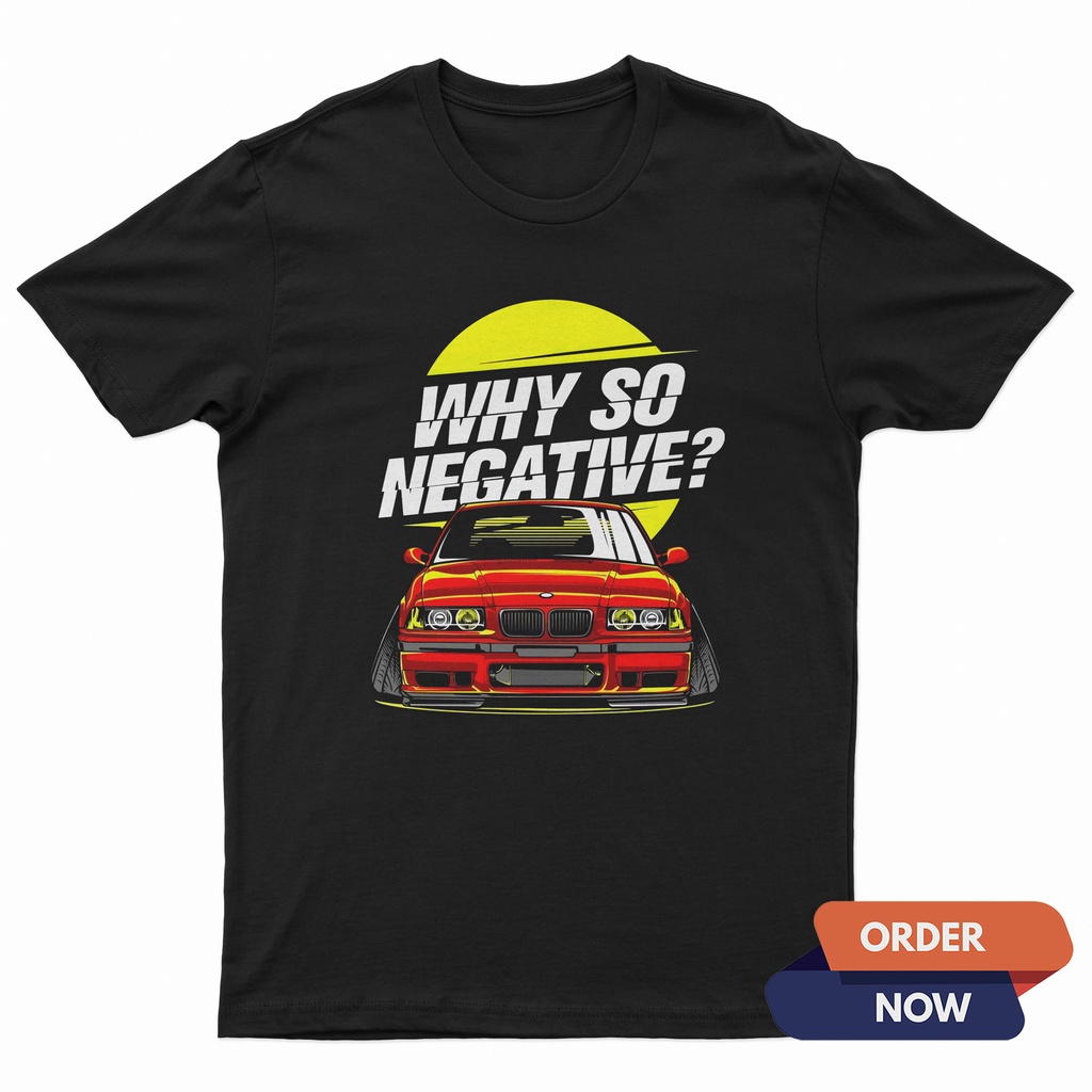 KAOS BMW E36 / KAOS BAJU T-SHIRT DISTRO / PRIA OTOMOTIF