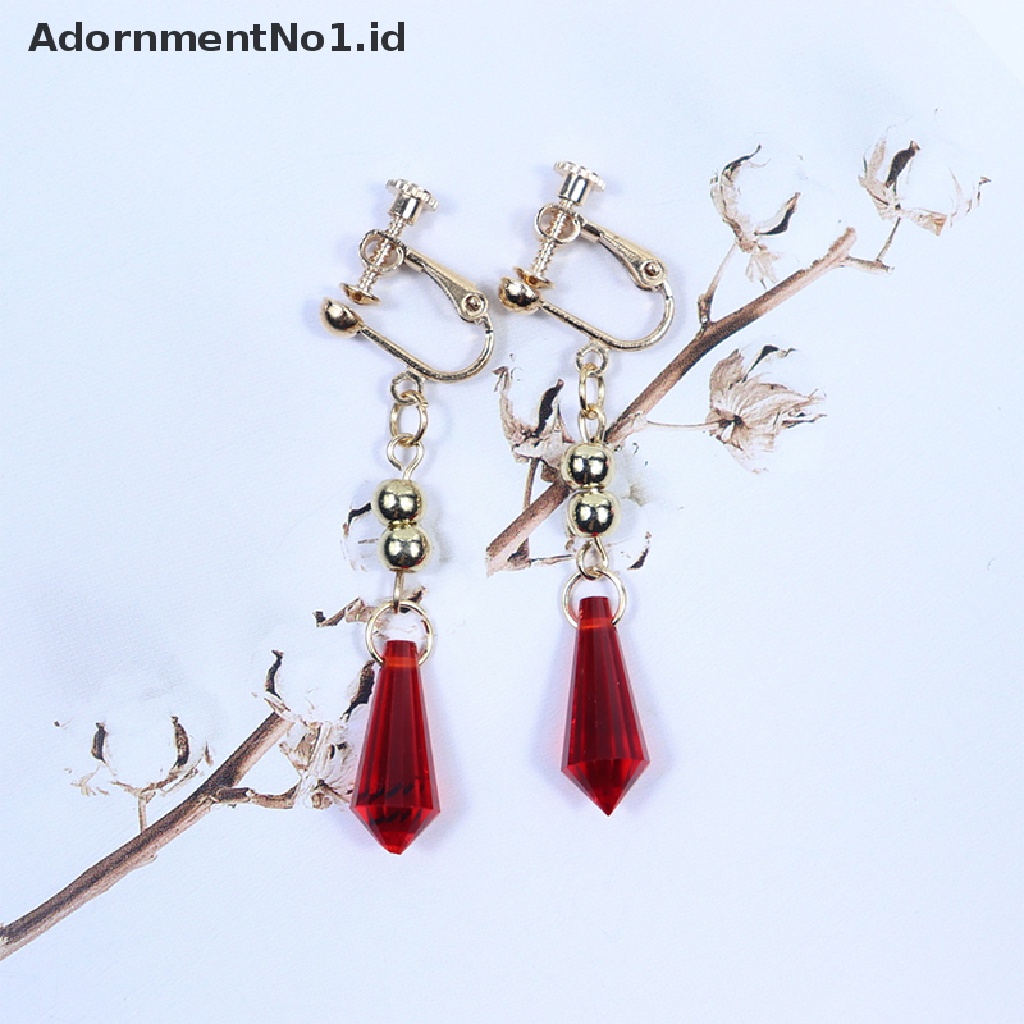 [AdornmentNo1] 1pasang Genshin Impact Tartaglia Anting Perhiasan Anime Cosplay Childe Earring Pria Wanita Trendy Aksesoris Hadiah [ID]