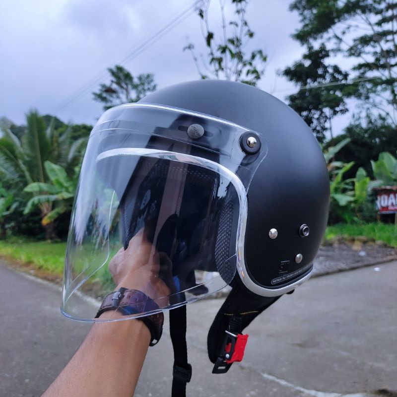 HELM BOGO DEWASA FULL HELER SNI