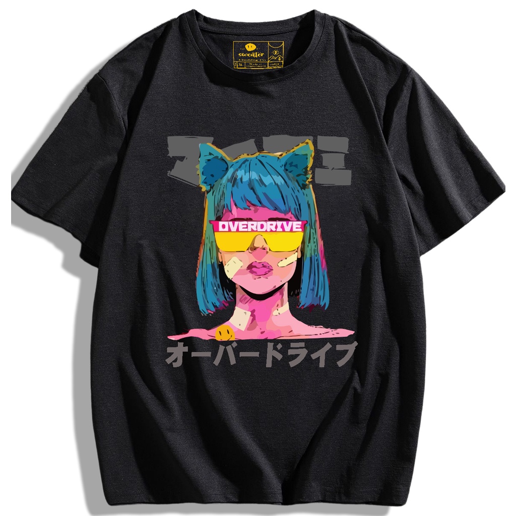 T-Shirt Oversize Over Kaos 24s Catoon