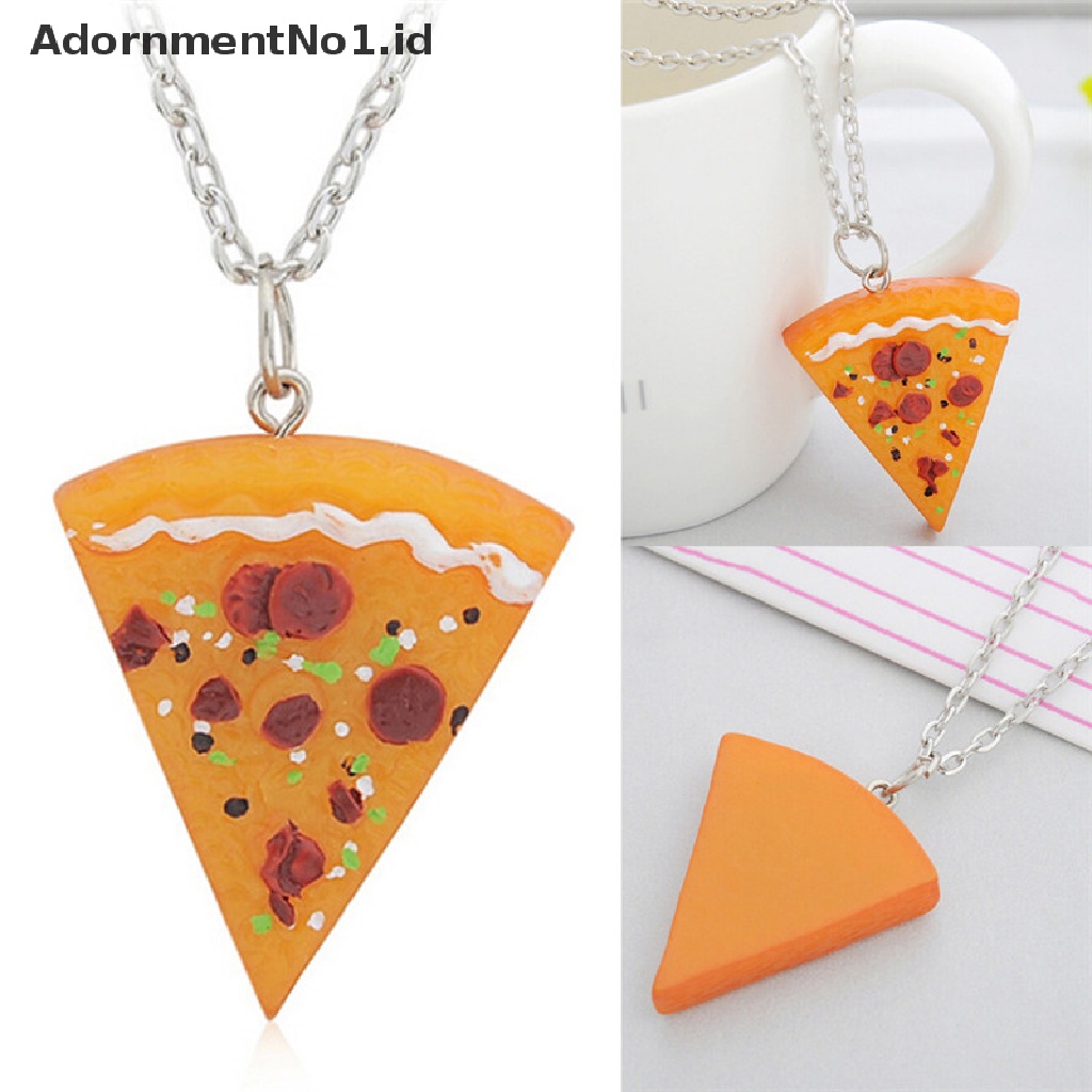 [AdornmentNo1] 1pc Kalung Liontin Pizza Untuk Pria Wanita Keluarga Persahabatan Perhiasan Hadiah 1pc Kalung Liontin Pizza Untuk Pria Wanita Keluarga Persahabatan Perhiasan Hadiah Aksesoris 1pc P