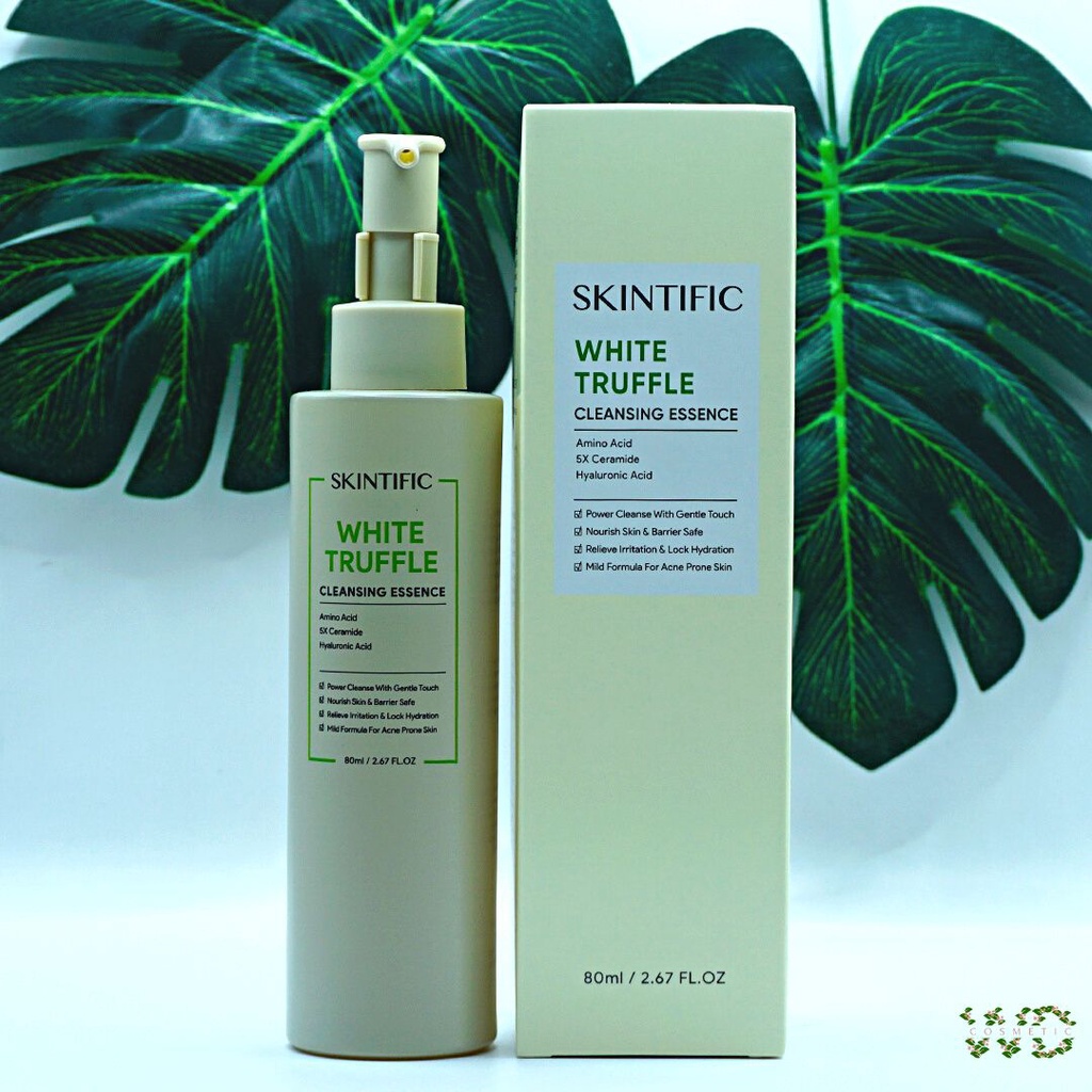 Jual SKINTIFIC WHITE TRUFFLE CLEANSING ESSENCE CLEANSER SERUM 80ML