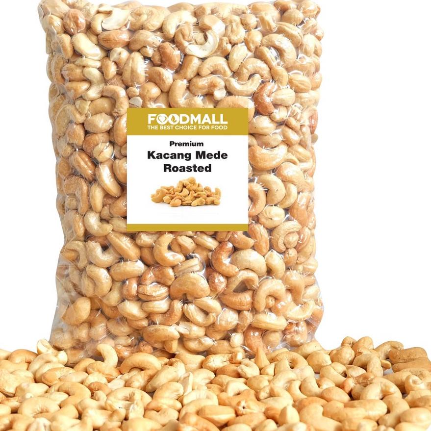 

Grosiran Murah Kacang Mede Roasted UTUH / Mete Oven Panggang Matang Siap Makan gas !!