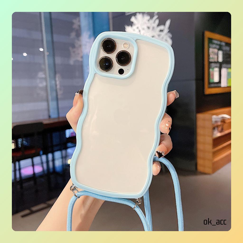 Case Tali Panjang Casing For Iphone 7+ 8+ Plus X Xs Xr Max 11 12 13 14 Pro Max 14+ 14Plus FJ08 DY11 Bahu selempang