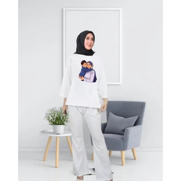 STELAN WANITA SELFY ONESET OVERSIZE