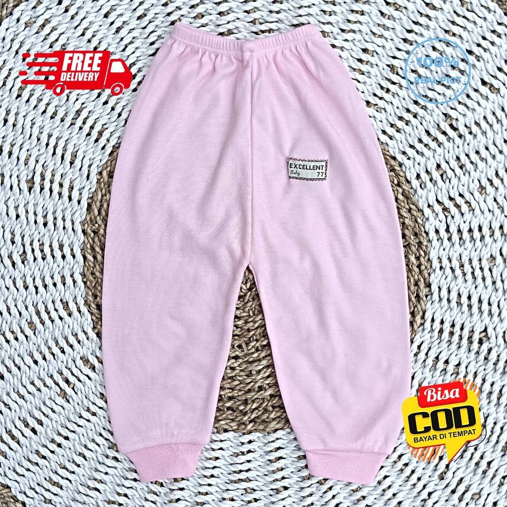 Celana Panjang Bayi Size 0 - 3 Bulan merk SNI EXCELLENT 77 - PINK SERIES