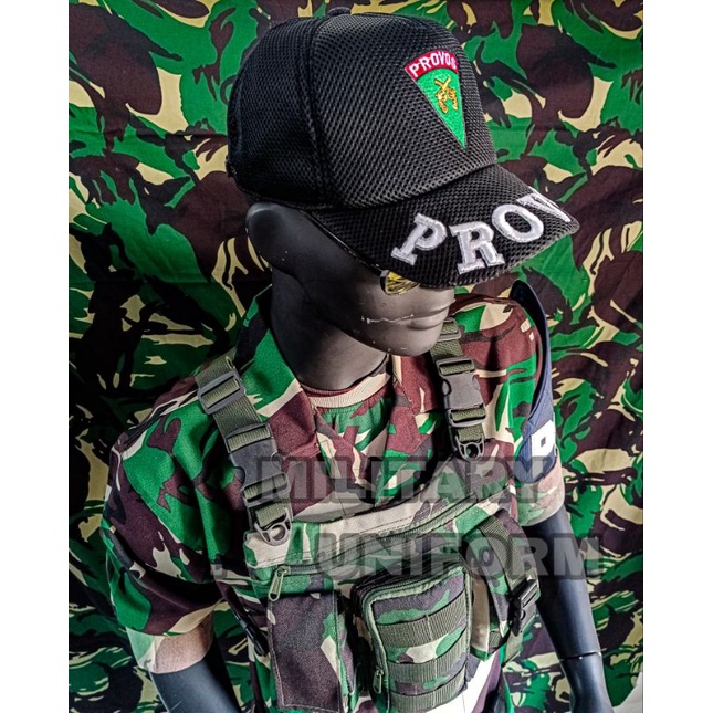 TOPI JALA MES PROVOS TNI COAK TOPI JALA MES TEBAL