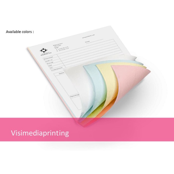 

Ncr 4 Ply - Cetak Ncr 4 Rangkap Untuk Nota/Kwitansi/Surat Jalan