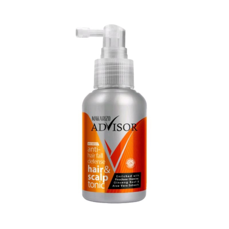 MAKARIZO Advisor Anti-Hair Fall Defense. Hair &amp; Scalp Tonic 145 mL Dan 65 mL