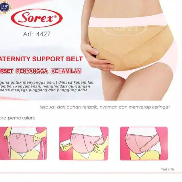 KORSET PENYANGGA PERUT IBU HAMIL SOREX 4427 SOREX MATERNITY SUPPORT BELT KORSET –PYB.30Ja23ᴵ