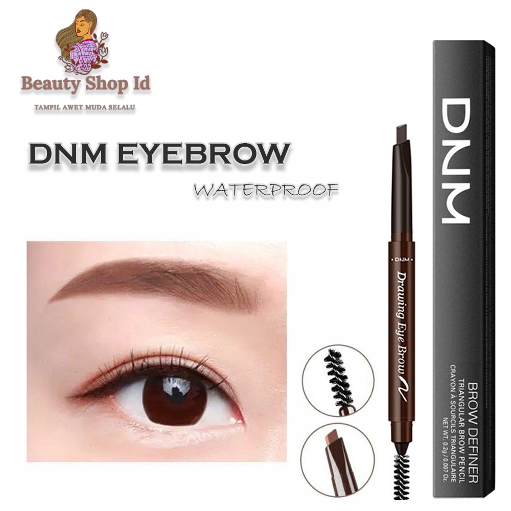 BEAUTY JAYA - Eyebrow &amp; Eyeliner Drawing 2IN1 Original Pen Pencil Alis Anti Air dan Tahan Lama