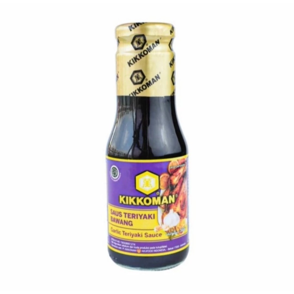 

Kikkoman Garlic Teriyaki Sauce HALAL Botol 300gr