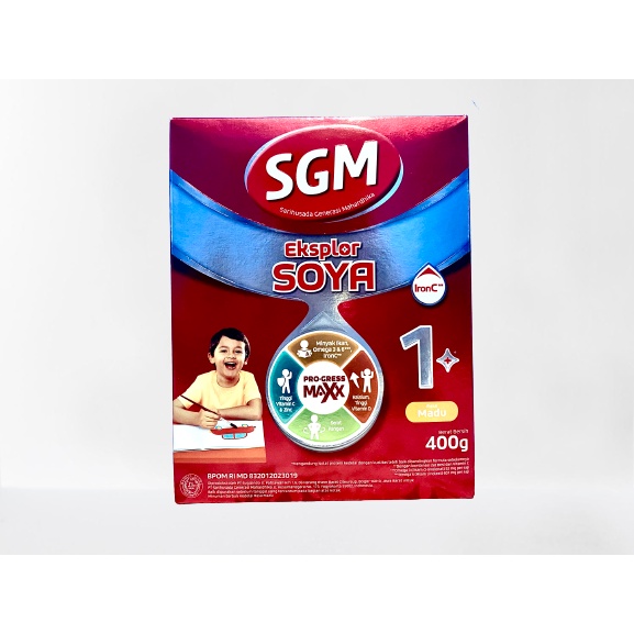 

Susu SGM Eksplore Soya 1+ Rasa Madu 400gram - 1 sampai 5 tahun