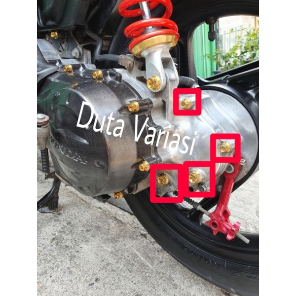 Baut Probolt  Crangcase + Gardan Beat ,Vario 110 Karbu,Scoopy