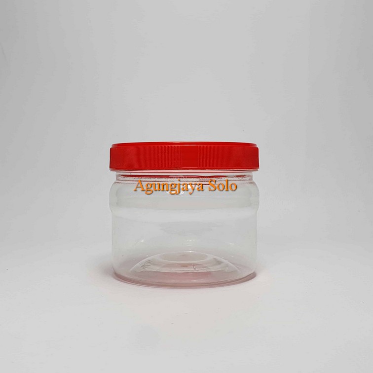 Toples Pet 400 Ml Pet Kacang Natural / Toples Plastik / Toples Tutup Plastik / Toples Kacang / Tople
