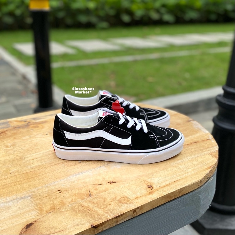 Vans Classic Sk8 Low - Black White Original Resmi