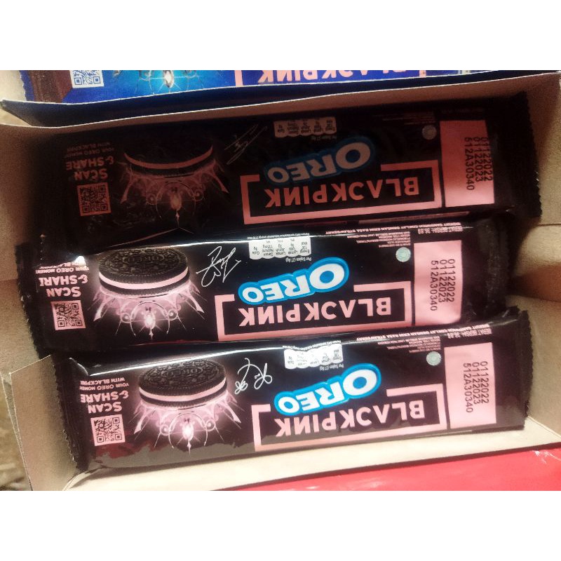 

oreo black pink varian black
