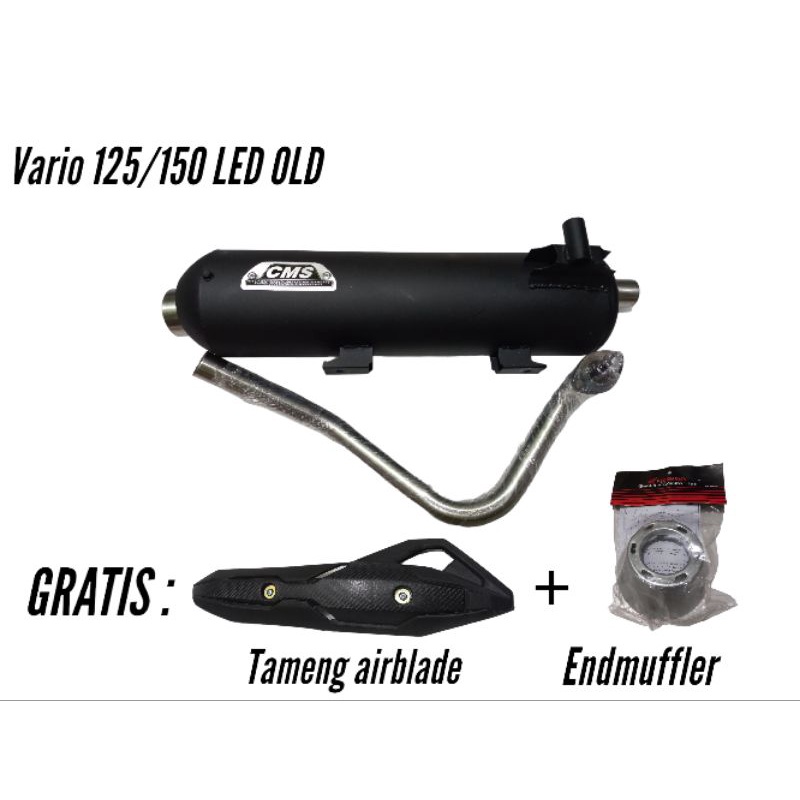 knalpot copy cms vario 125/150 LED OLD