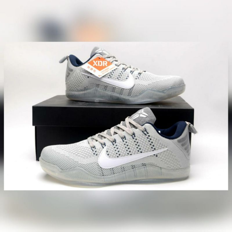 Sepatu Nike Kobe 11 - Grey White
