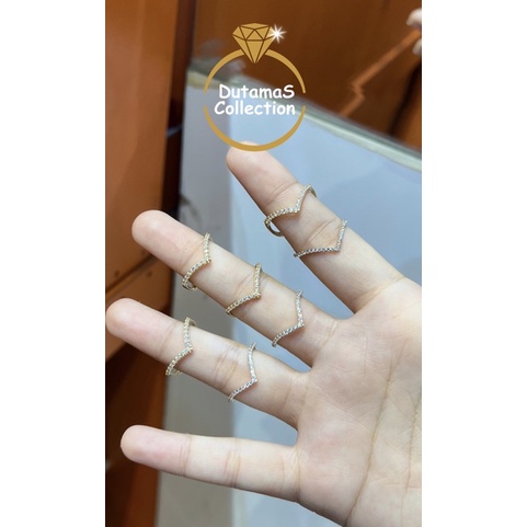 Cincin Aurel Berat 0,7 - 1gram Dewasa Emas Asli Kadar 375%