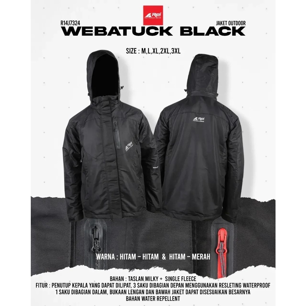 Jaket Gunung Pria Webatuck Arei Outdoorgear Jaket Winbreaker Rei
