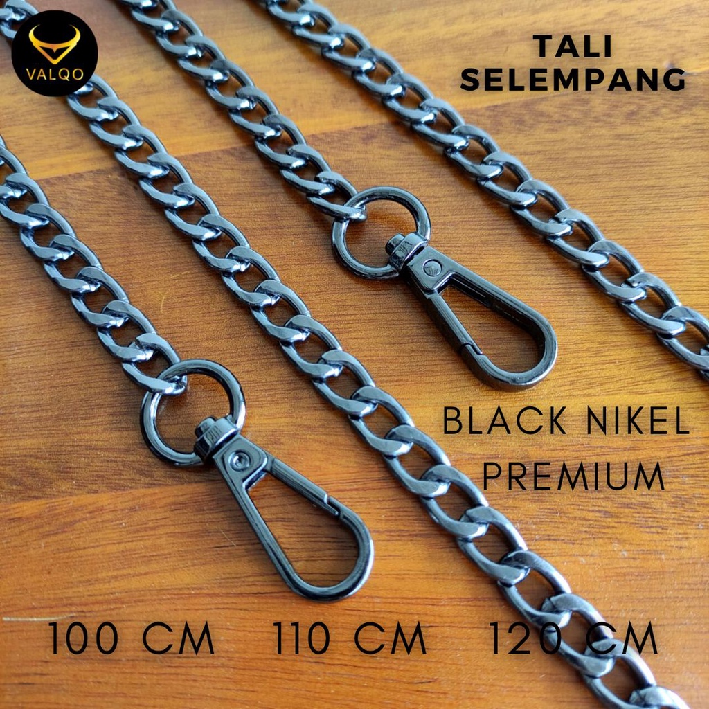 Tali Tas Selempang Bahan Rantai Logam Back Nikel Premium Anti Karat Cocok untuk Tas Ukuran Medium atau Kecil