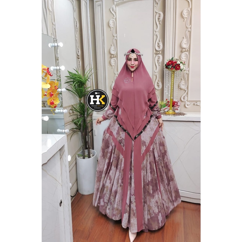 Stefani Syar'i Series HK By Dermawan ORI Hijab Gamis Syari Kekinian BestSeller Terlaris Termurah Original Syari