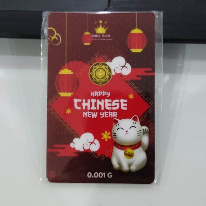 BABY GOLD 0,001 HAPPY CHINESE NEW YEAR EDISI IMLEK HARGA PER BIJI