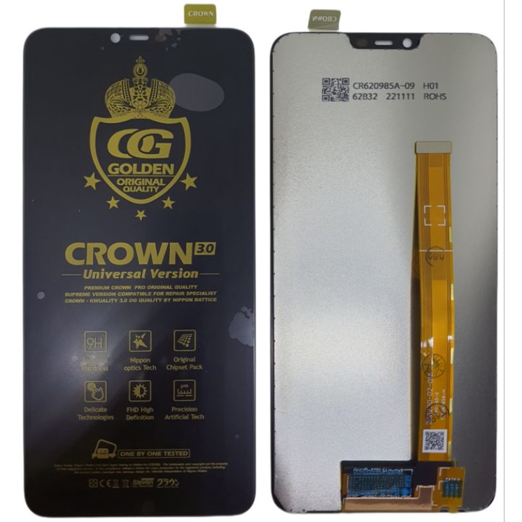 Kelaashop Lcd Touchscreen Oppo A3S Cph1803 , Cph1853 / Realme C1 / Realme 2 Fullset Crown 3.0
