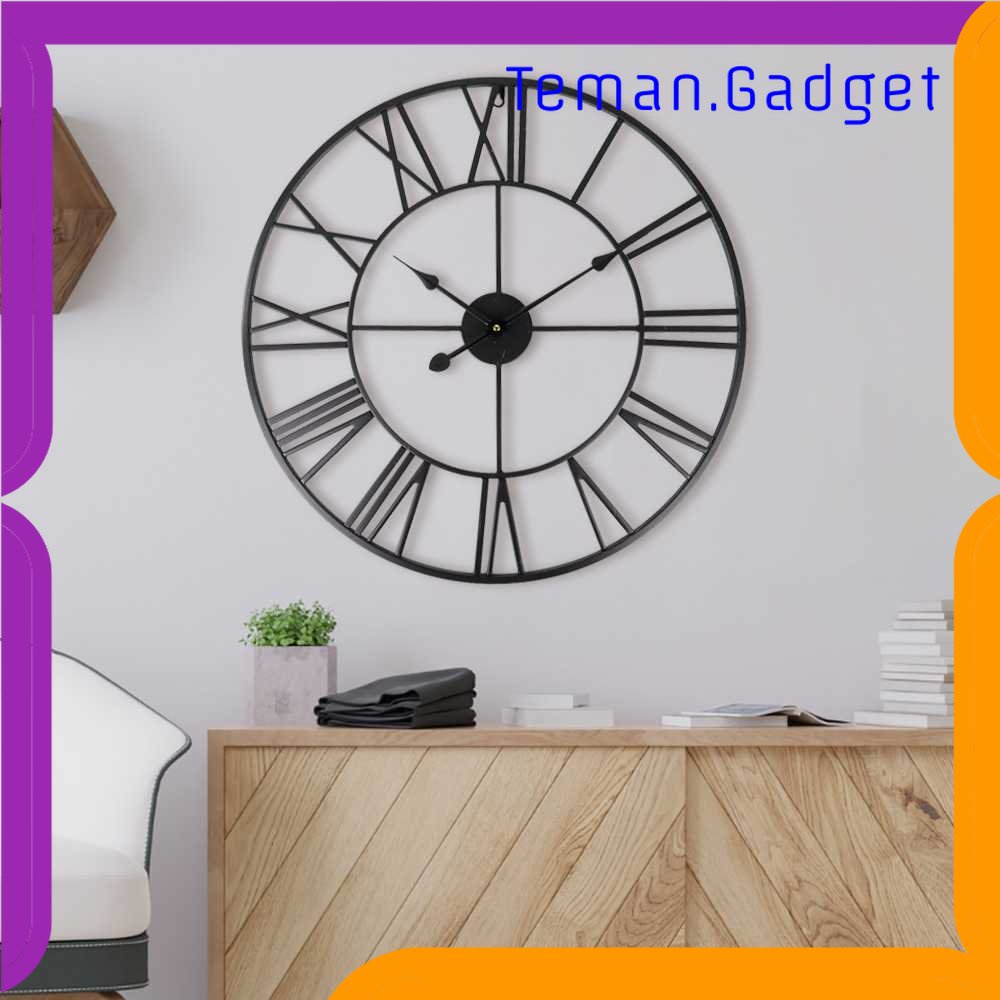 TG-PJM Meigar Jam Dinding Bulat Quartz Creative Model Vintage 60 cm - H68