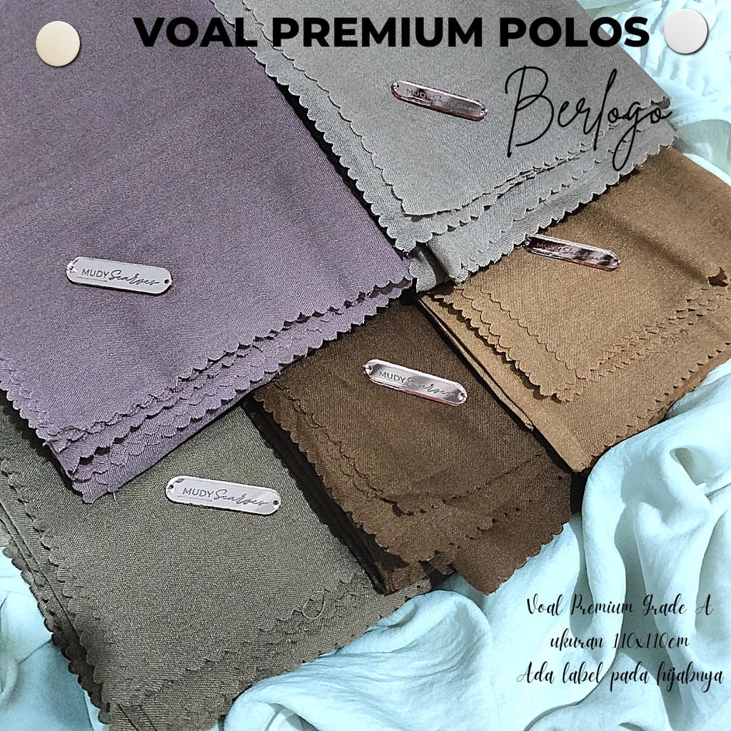 SEGIEMPAT POLOS VOAL PREMIUM BERLOGO//MUDYMUDY