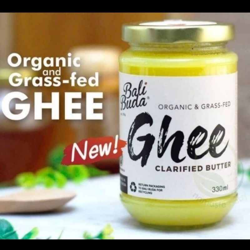 

Organic & Grass FED Ghee Bali Buda Butter Organic 330gr