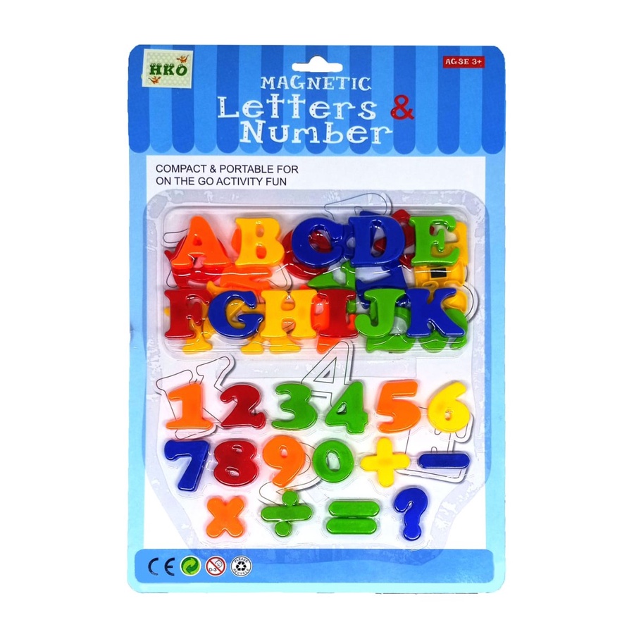 Mainan Magnetic Letter & Number