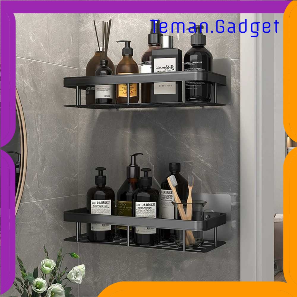 TG-RAK ADOREHOUSE Rak Gantung Kamar Mandi Organizer Rack Aluminium 2PCS - SHR241