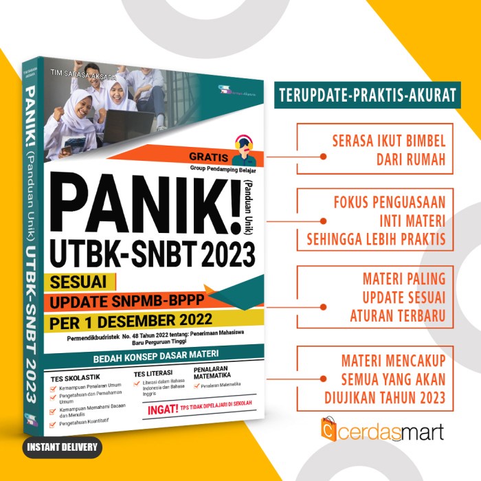 

BUKU SNBT - BUKU SBMPTN - BUKU TPS - PANIK (PANDUAN UNIK) SNBT 2023