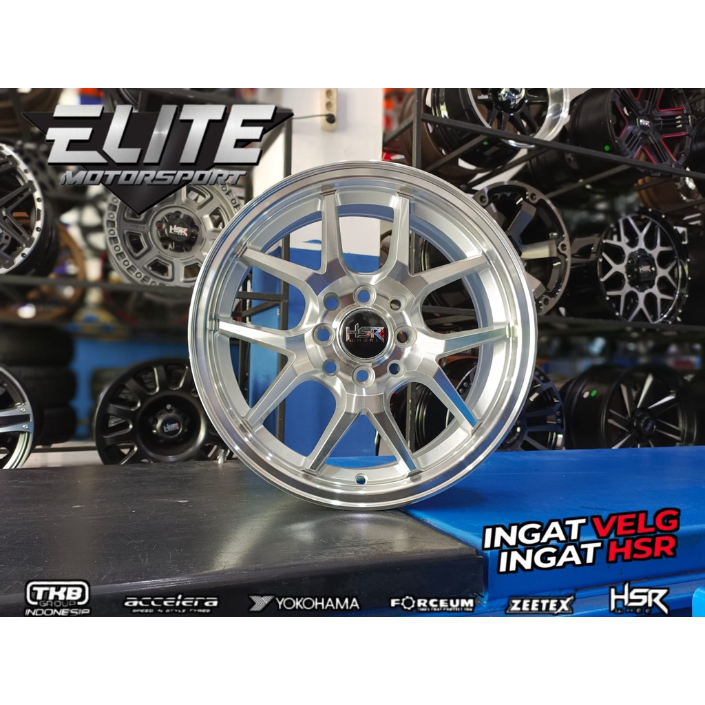 Velg Racing Ring 15 lebar 6.5 Lubang 4 Velg Mobil Corolla Avanza Agya
